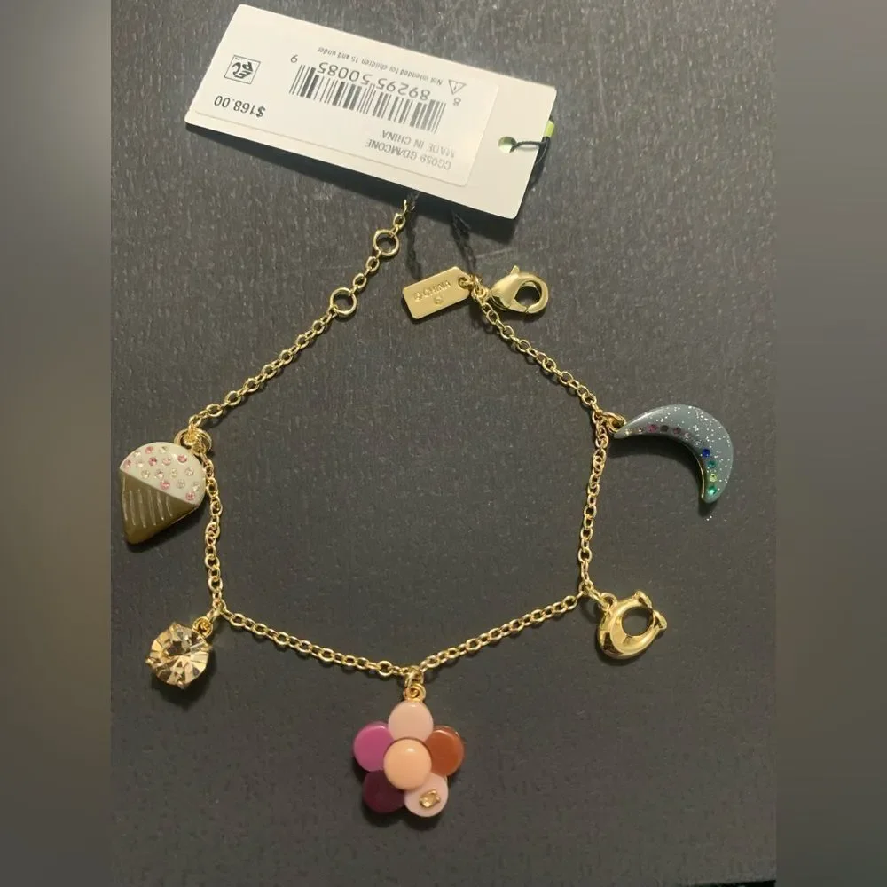 NEW COACH CHARM BRACELET